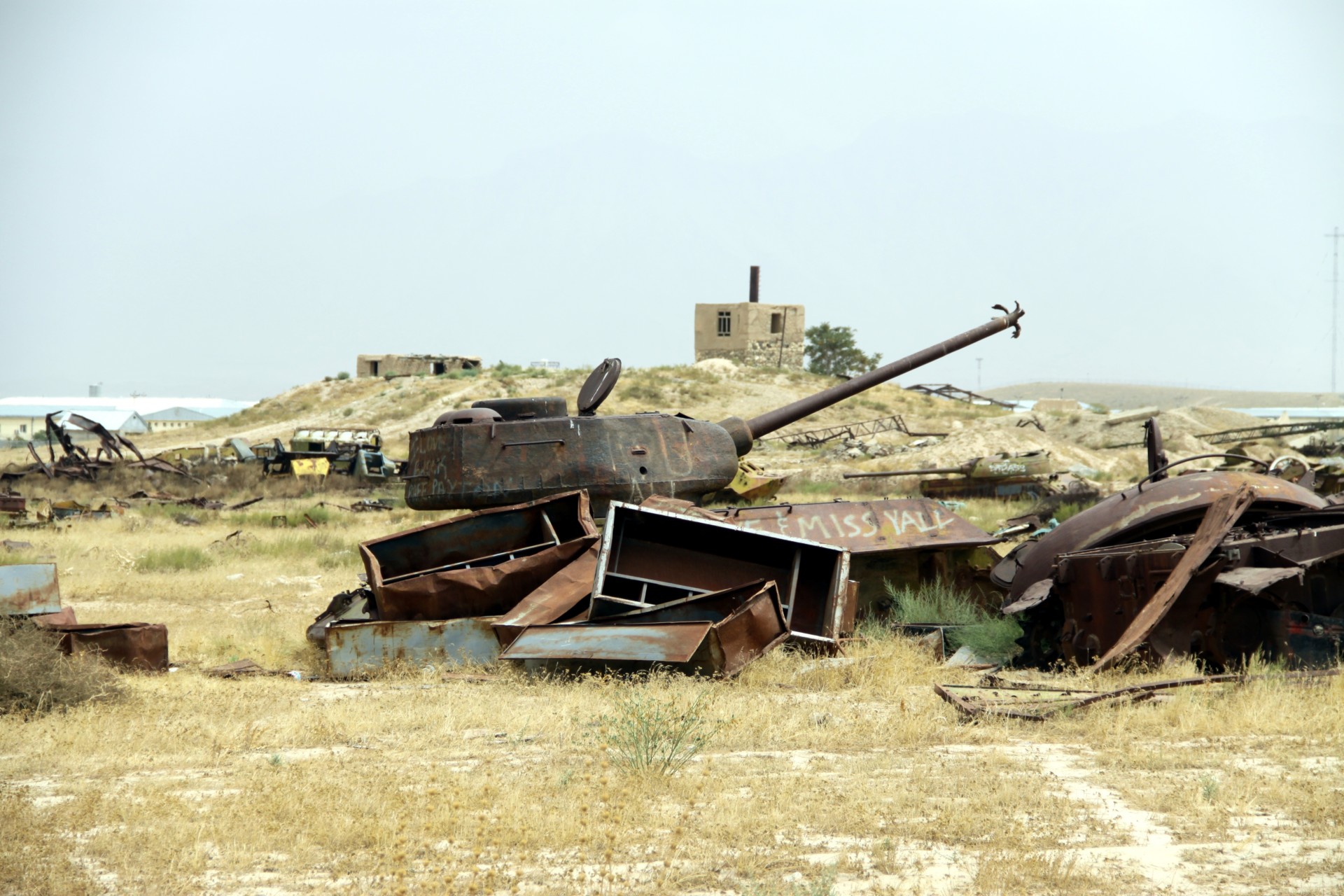 Old Tank Wracks in Kabul - Afghanistan|Nav-Template