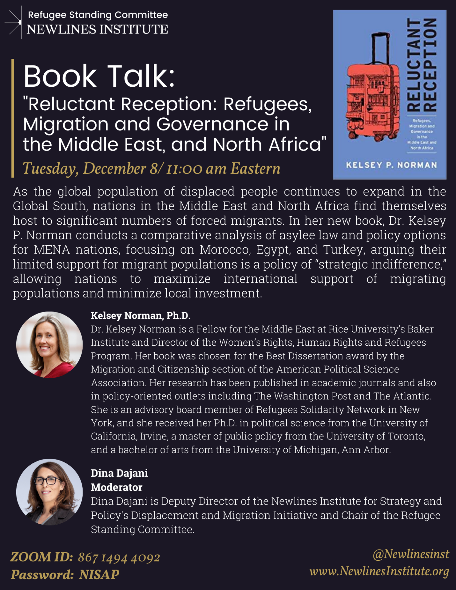 Reluctant Reception: Refugees, Migration and Governance in the Middle East and North Africa
