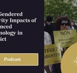 Gendering Geopolitics: The Gendered Security Impacts of Advanced Technology in Conflict