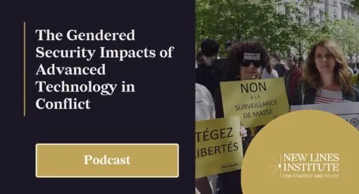 Gendering Geopolitics: The Gendered Security Impacts of Advanced Technology in Conflict
