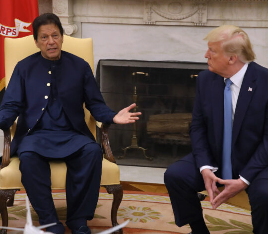 President Donald Trump Meets With Pakastani Prime Minister Imran Khan At The White House|Nav 56