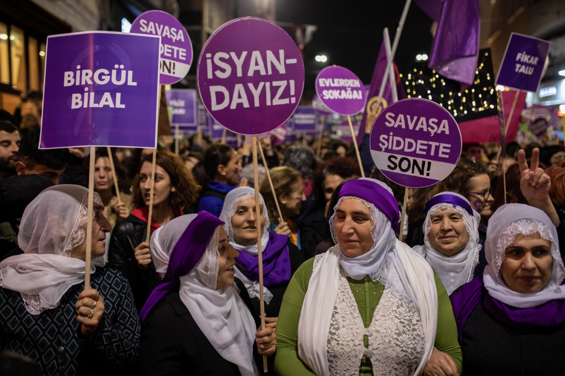 Protest Against Violence Against Women In Turkey