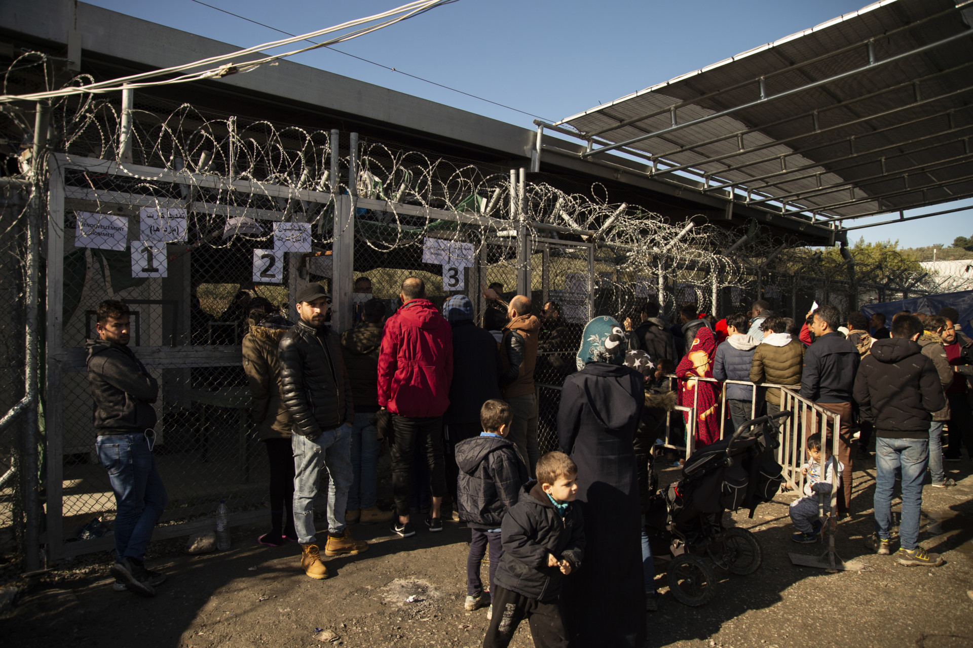 Refugees Continue To Land on Lesbos And Stay At The Moria Camp