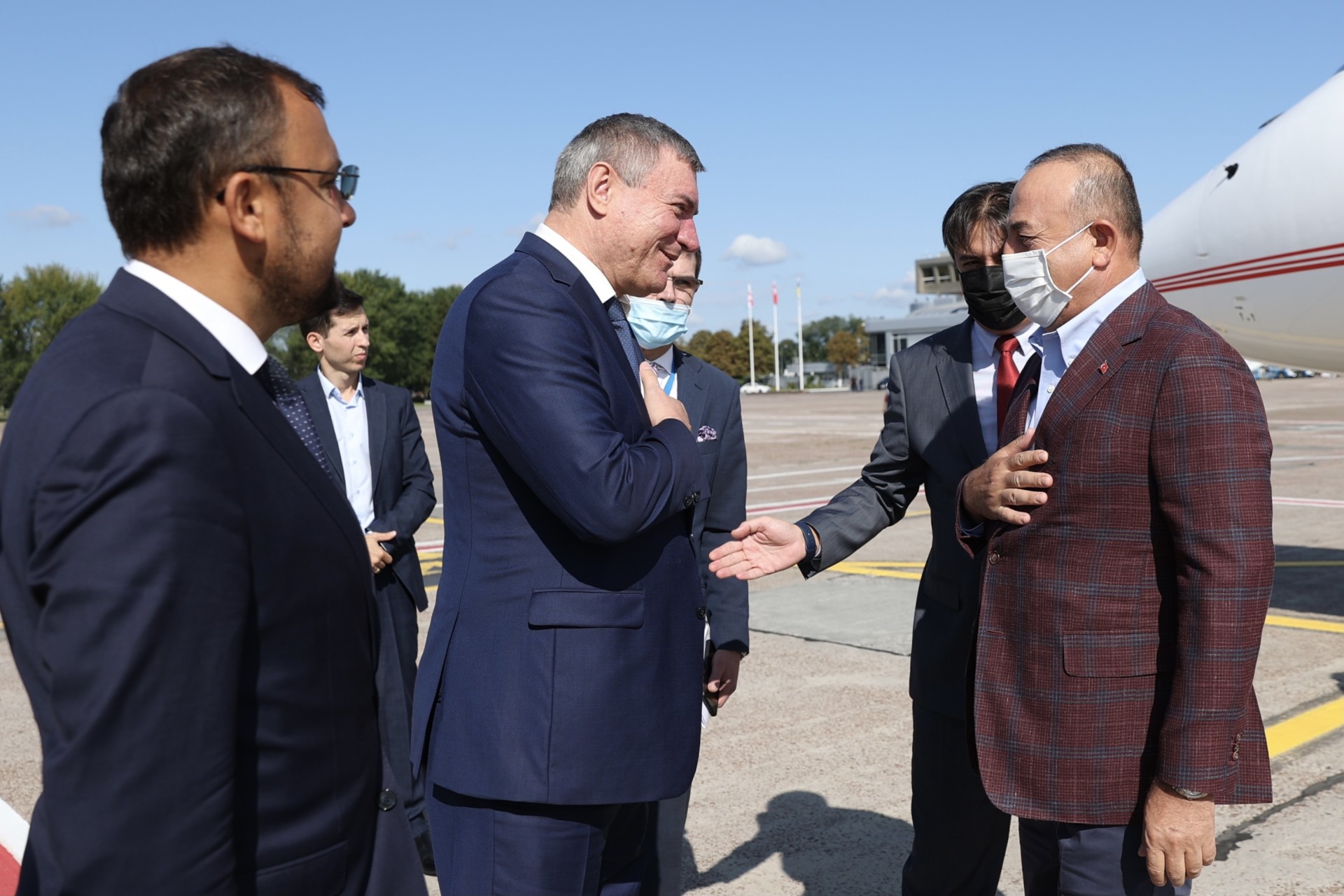Foreign Minister of Turkey Mevlut Cavusoglu in Ukraine