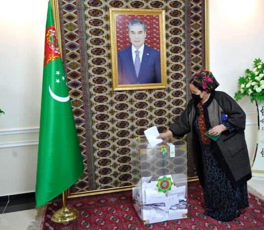 TURKMENISTAN-POLITICS-ELECTION-VOTE