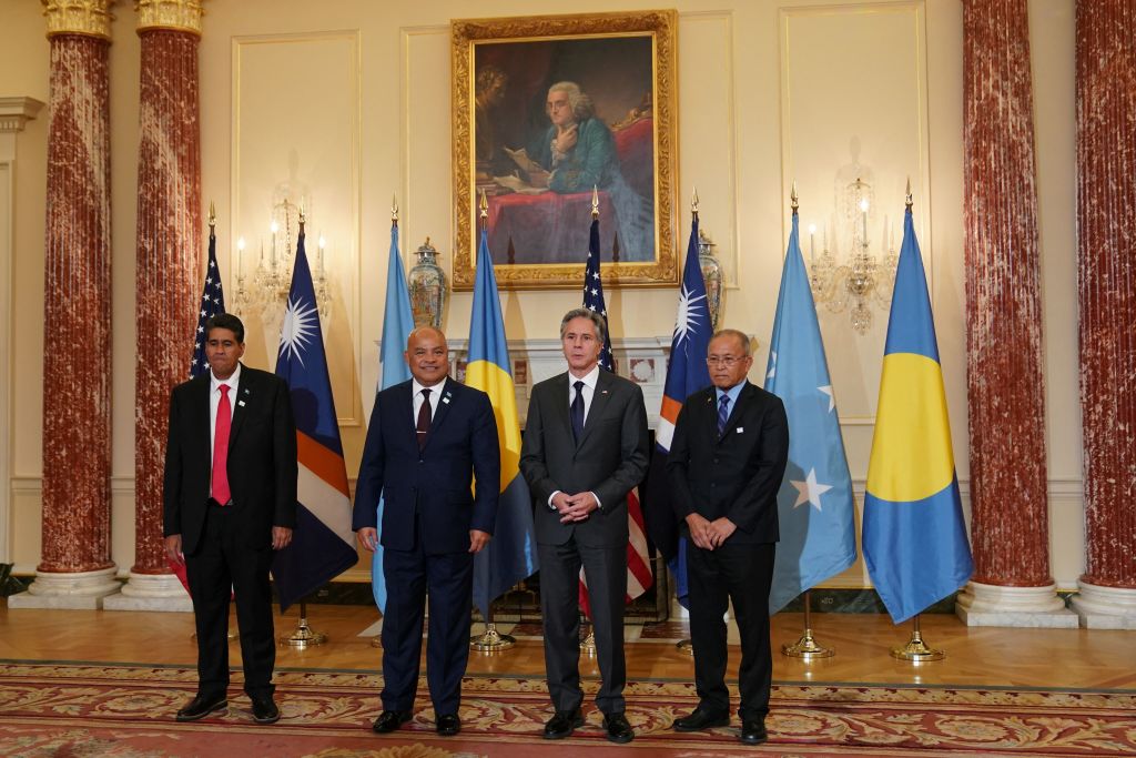 US-PALAU-MICRONESIA-MARSHALL ISLANDS-DIPLOMACY-climate-Pacific-C|20221013-South-Pacific-Chart|20221013-South-Pacific-Cables|20221013-South-Pacific-Map|20221013-South-Pacific-China-map|ISRAEL-LEBANON-CONFLICT-BORDER