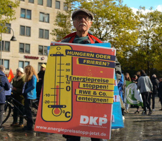 Protest "Enough Is Enough" Against Government Policy Amid Inflation And Energy Crisis In Cologne
