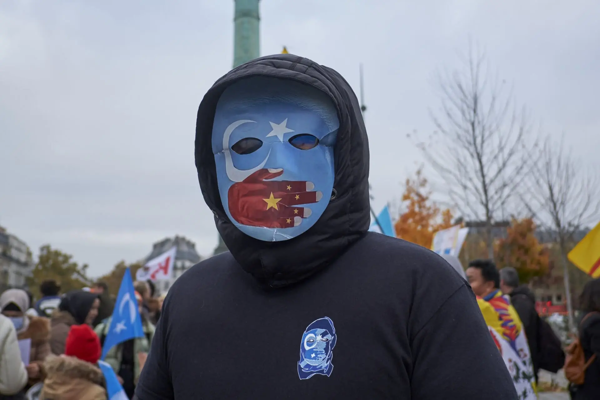 Demonstration Against The Uyghurs Genocide And The Zero Covid Policy In China