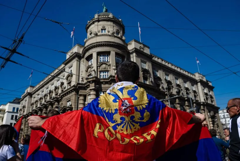 SERBIA-KOSOVO-PROTEST