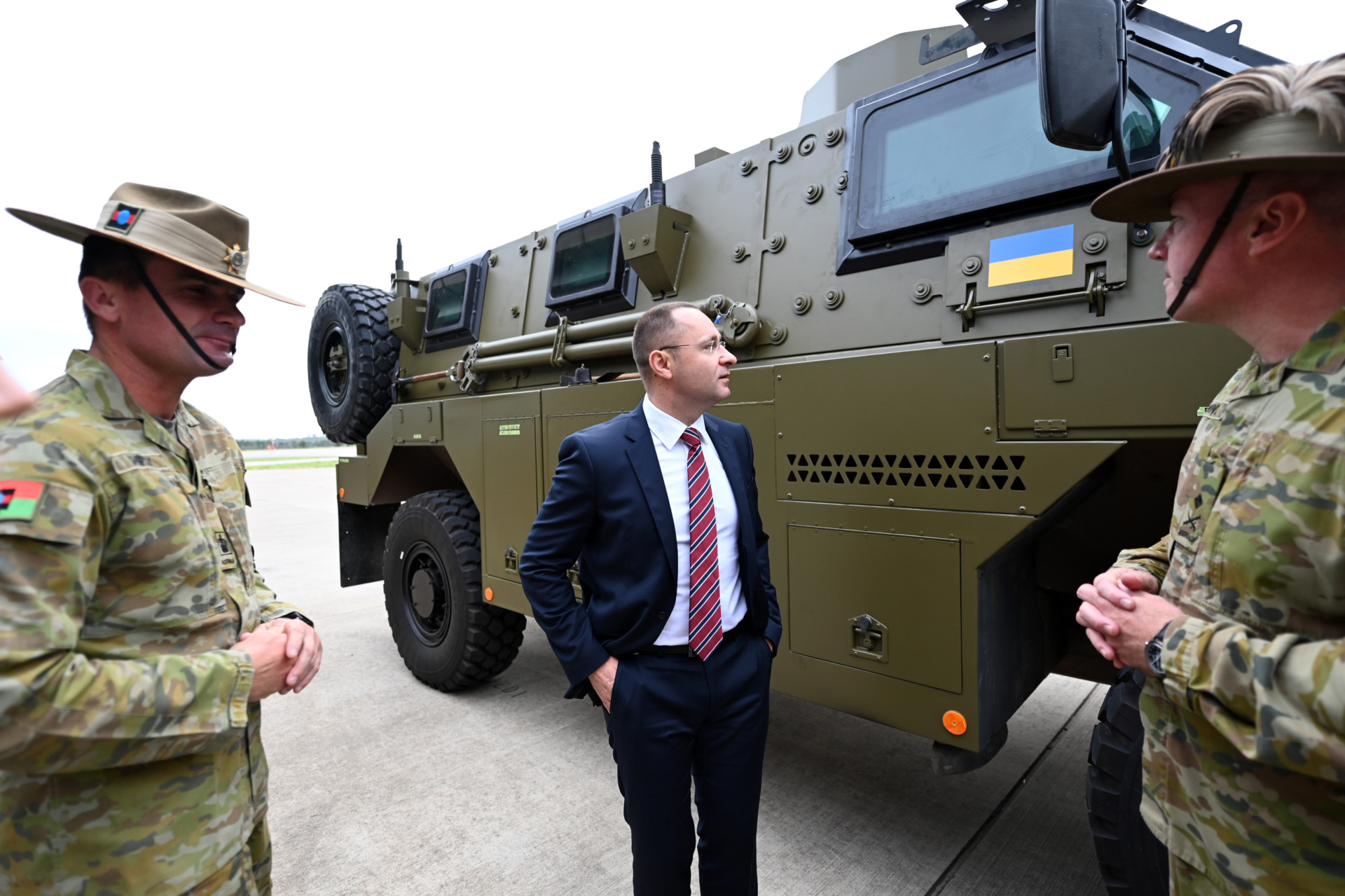 Australian Government Sends Bushmaster Armoured Vehicles To Assist Ukraine Against Russian Invasion
