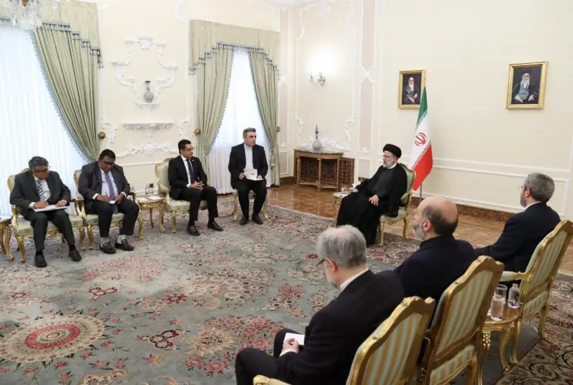 Ebrahim Raisi – Ali Sabry meeting in Tehran
