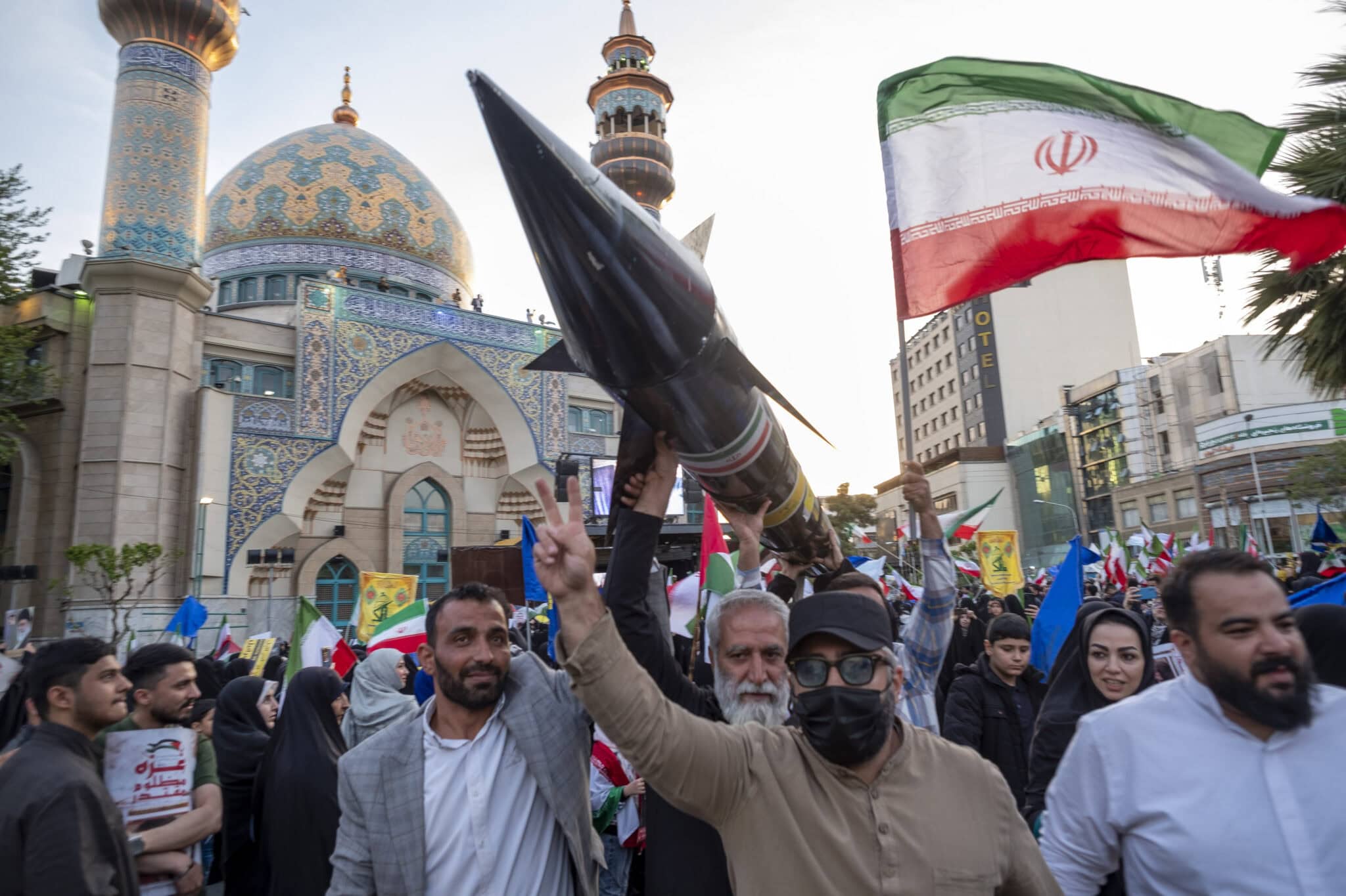 Iran-Celebrating Iran’s IRGC Missile And UAV Attack Against Israel