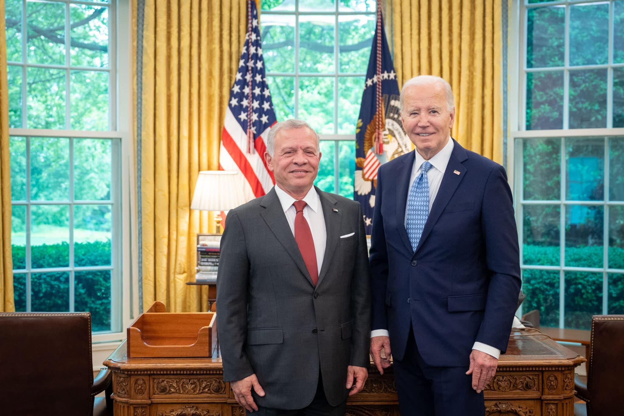 King of Jordan Abdullah II in Washington