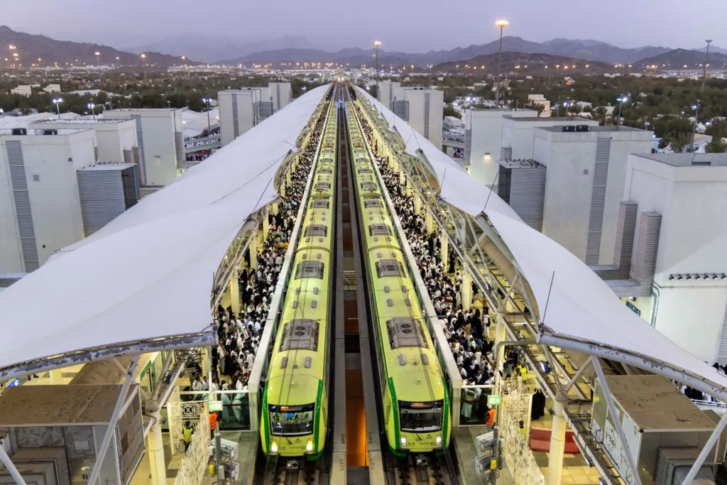SAUDI ARABIA-MECCA-2024 HAJJ-CHINESE-BUILT LIGHT RAIL