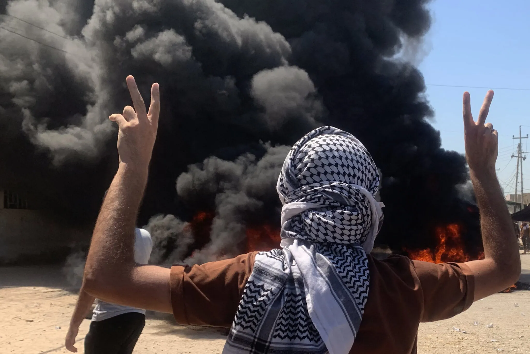 IRAQ-ECONOMY-ELECTRICITY-WEATHER-PROTEST