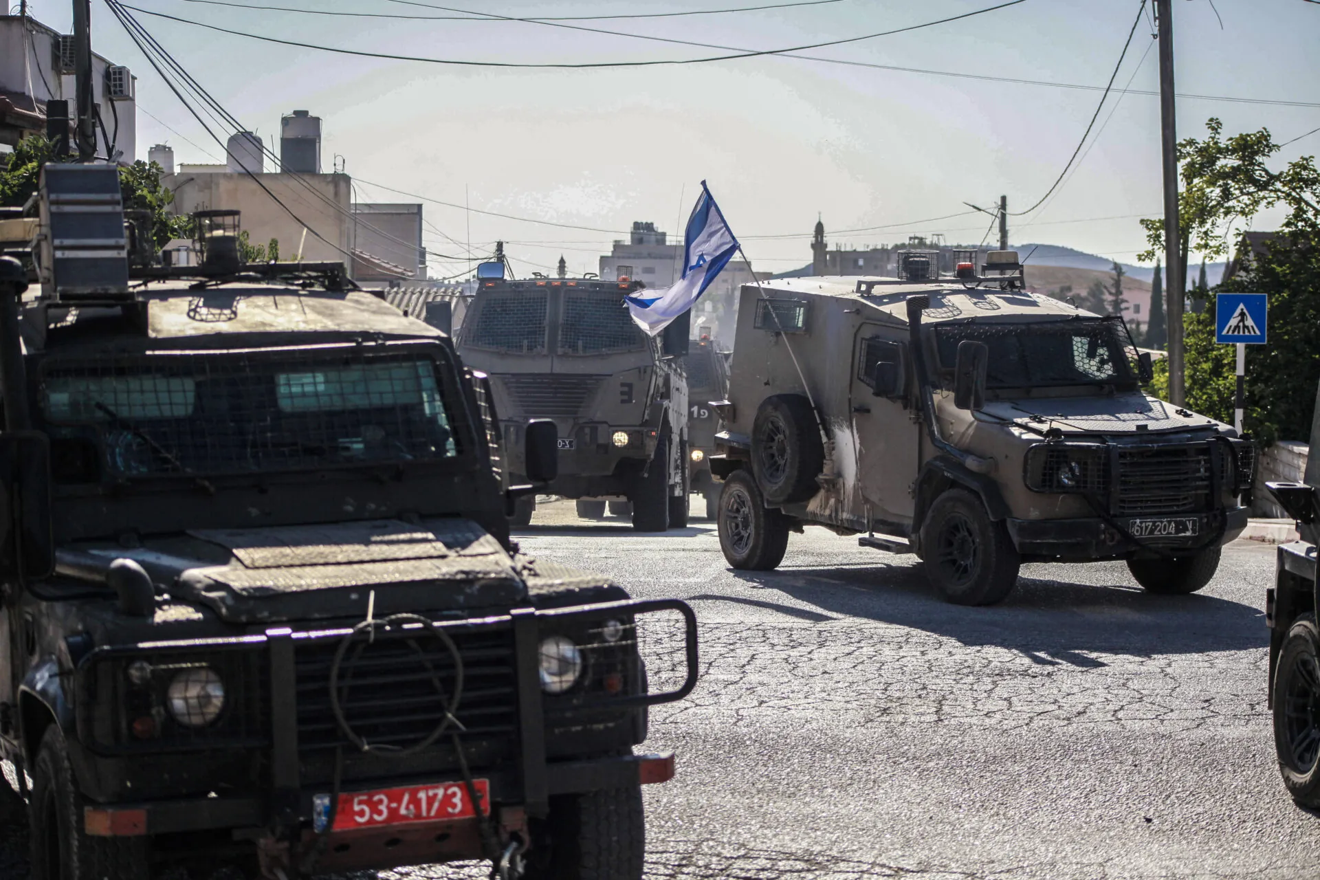 Israeli military reinforcements storm the city of Salfit,