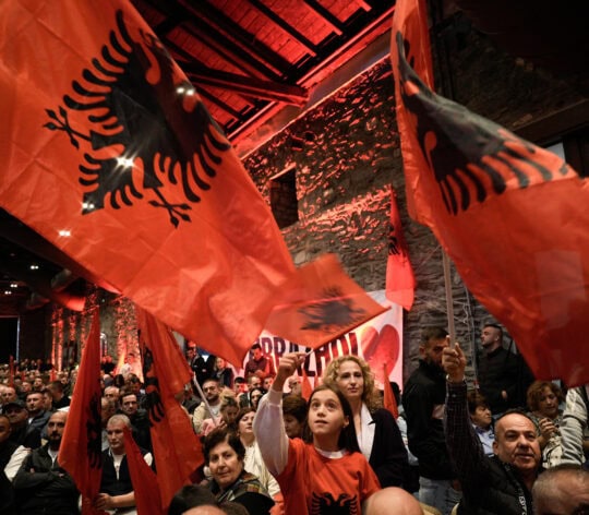 GREECE-ALBANIA-POLITICS-ELECTIONS