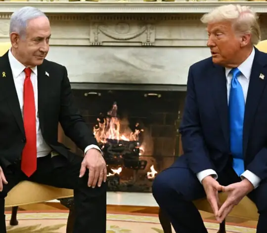 TOPSHOT-US-ISRAEL-DIPLOMACY-NETANYAHU-TRUMP