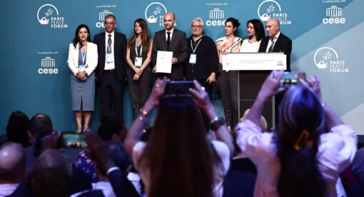 Optimism and Disappointment at a Peace Forum in Paris