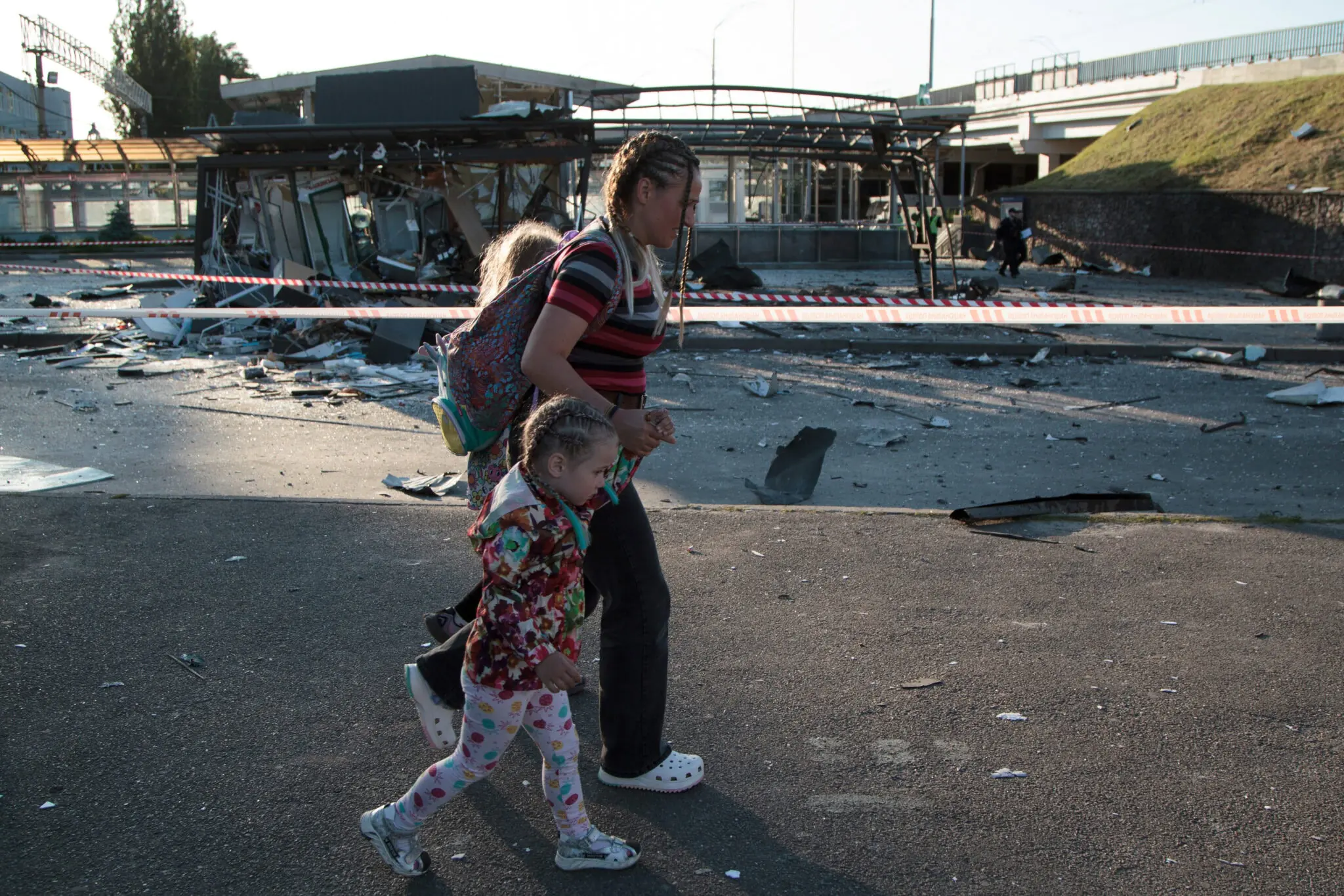 Russian strike damages infrastructure of Sviatoshyn metro station in Kyiv