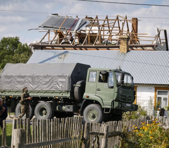 POLAND-RUSSIA-UKRAINE-DRONE-ATTACK