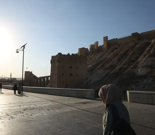 The restored Aleppo Citadel was opened to visitors