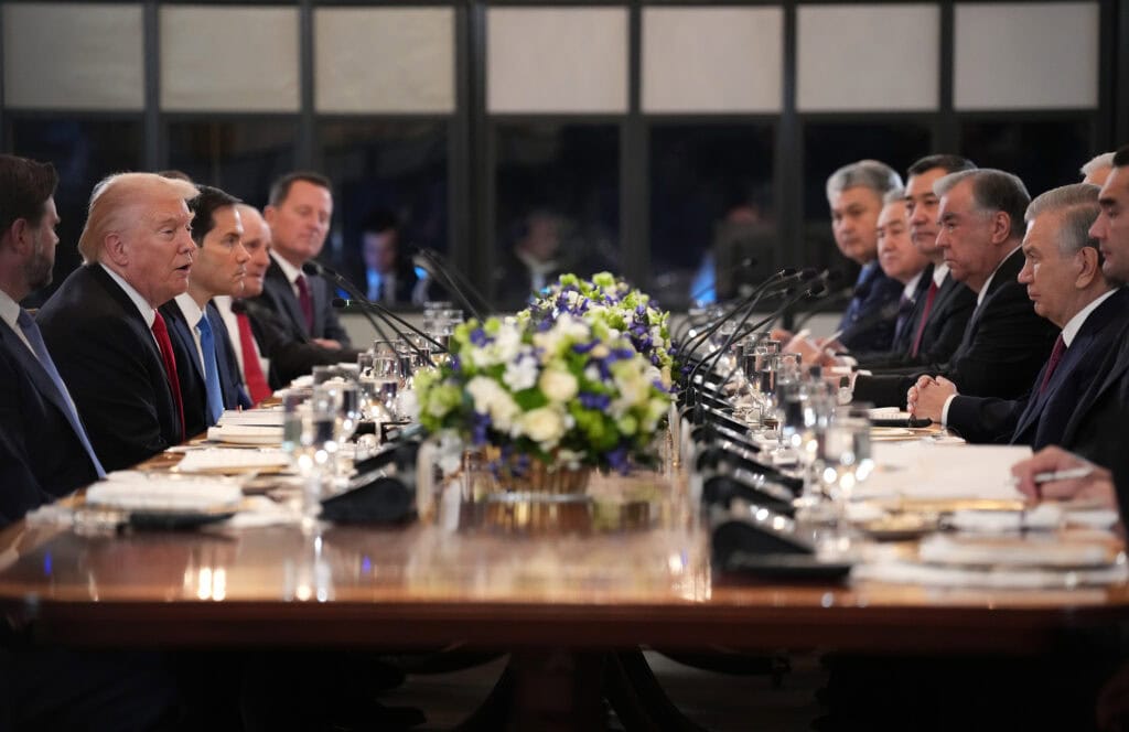 President Trump Hosts Leaders From Central Asian Countries At The White House