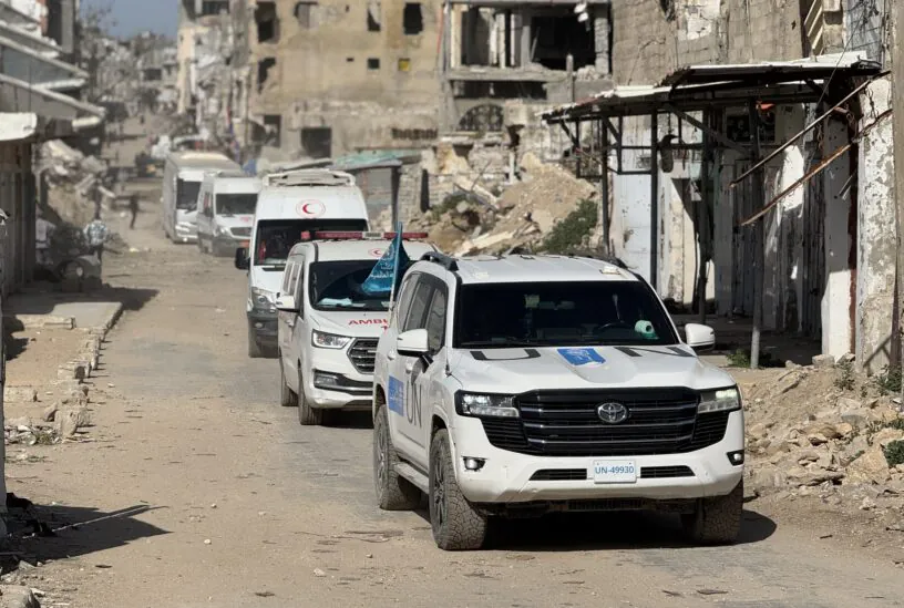 Patients in Gaza head to the Rafah Border Crossing for evacuation