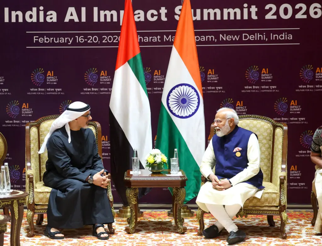 India-UAE talks take place during India AI Summit in New Delhi