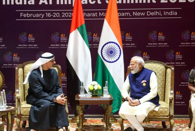 India-UAE talks take place during India AI Summit in New Delhi