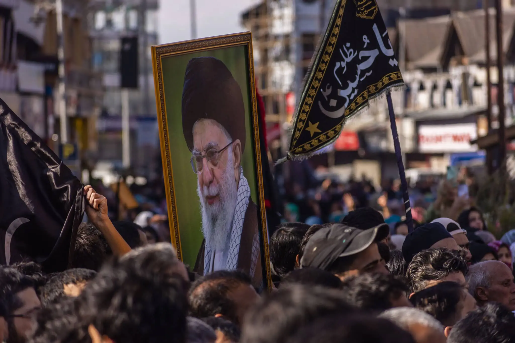 Kashmiri Muslims Protest Killing Of Iranian Superme Leader