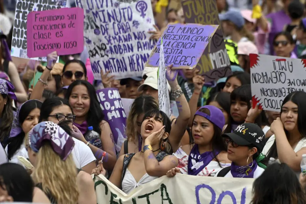 International Women’s Day Demonstrations In Mexico
