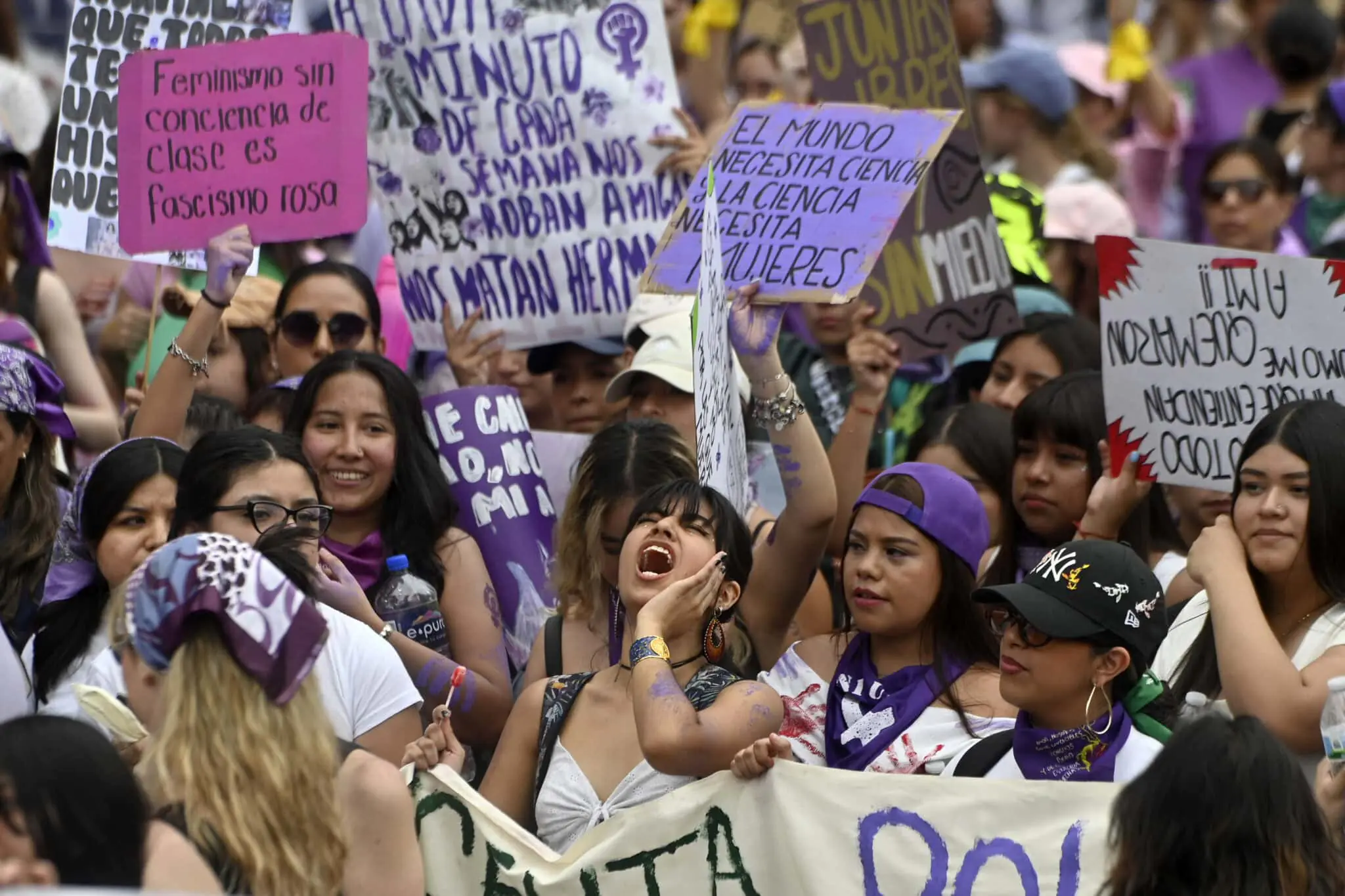 International Women’s Day Demonstrations In Mexico
