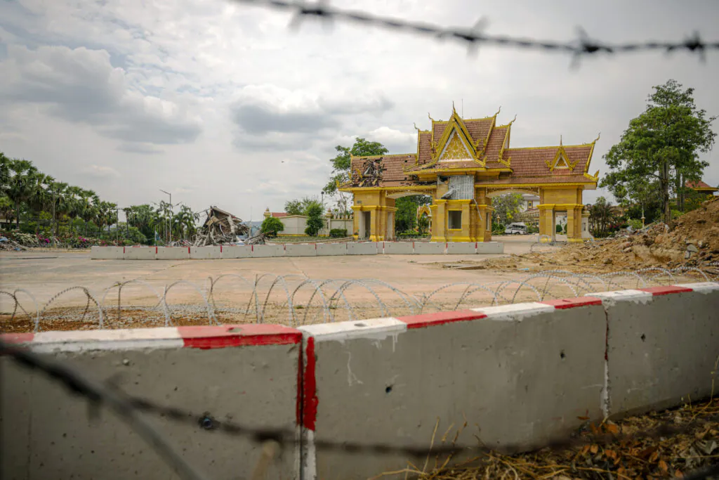 Thai Military Escorts Journalists To Abandoned Scam Centre