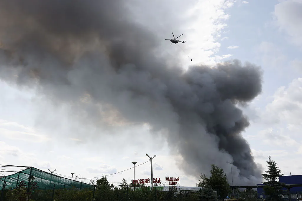 Ukrainian drone attack on Moscow
