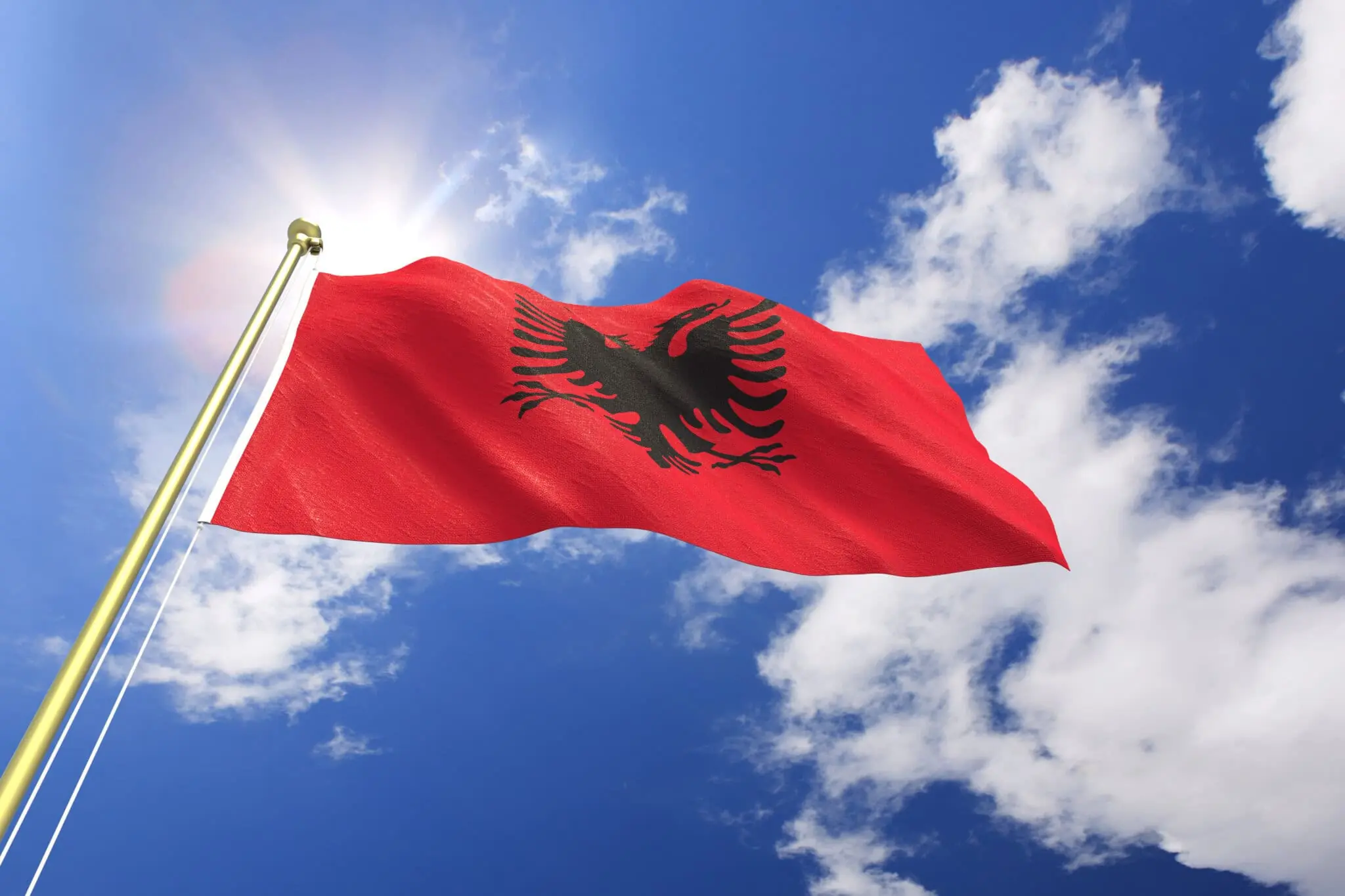 Flag of Albania