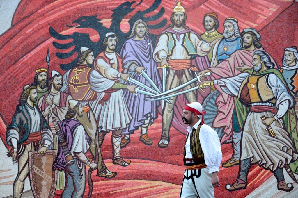 Albanian Flag Day in Macedonia