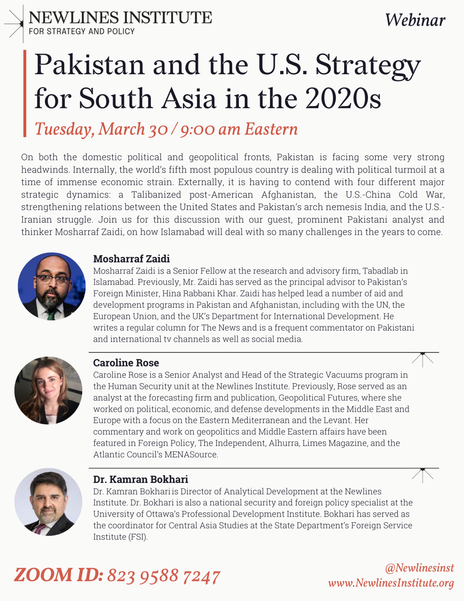 Pakistan & the U.S. Strategy for South Asia in the 2020s
