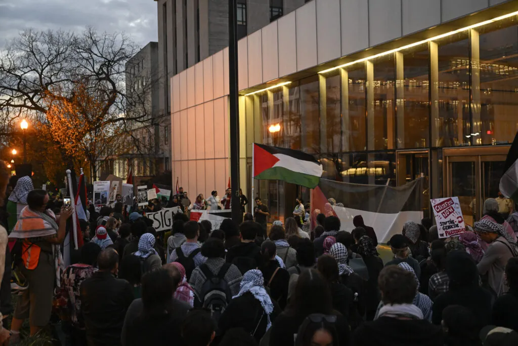 Pro-Palestinian demonstration in Washington DC