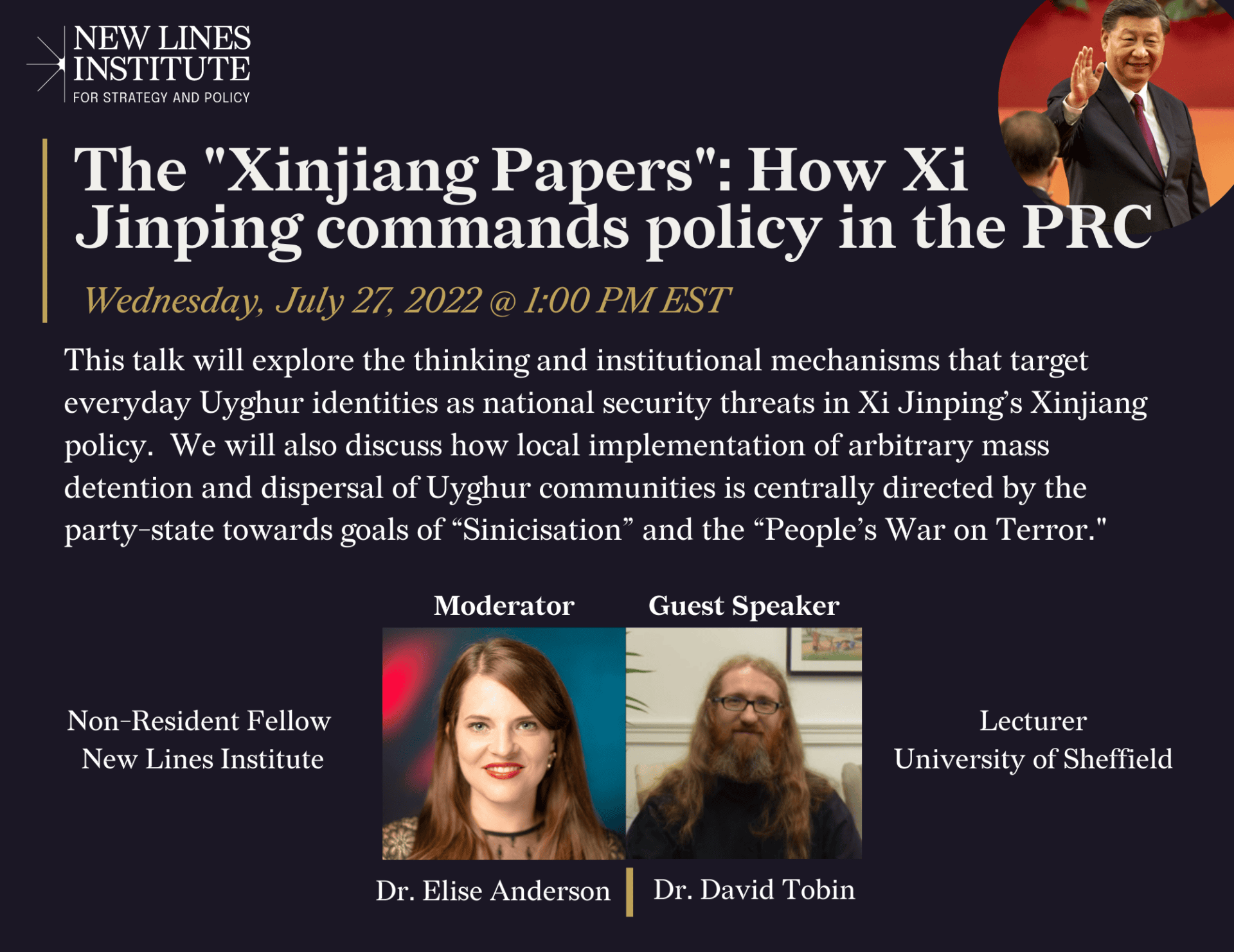 The “Xinjiang Papers”: How Xi Jinping commands policy in the PRC