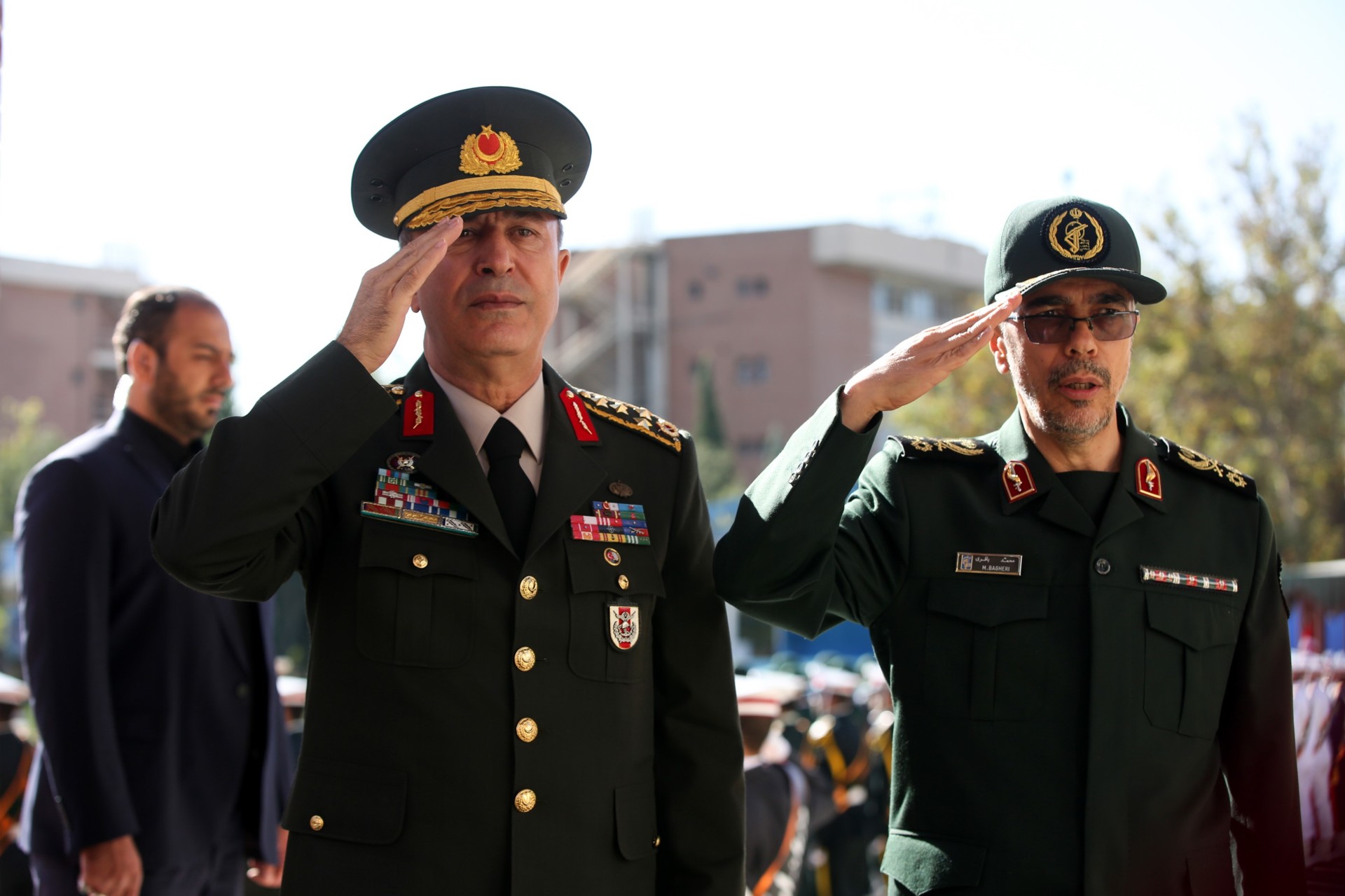 Chief of the General Staff of the Turkish Armed Forces Hulusi Akar in Iran