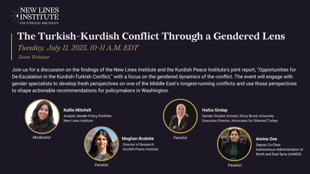 Turkish-Kurdish Conflict Through Gendered Lens