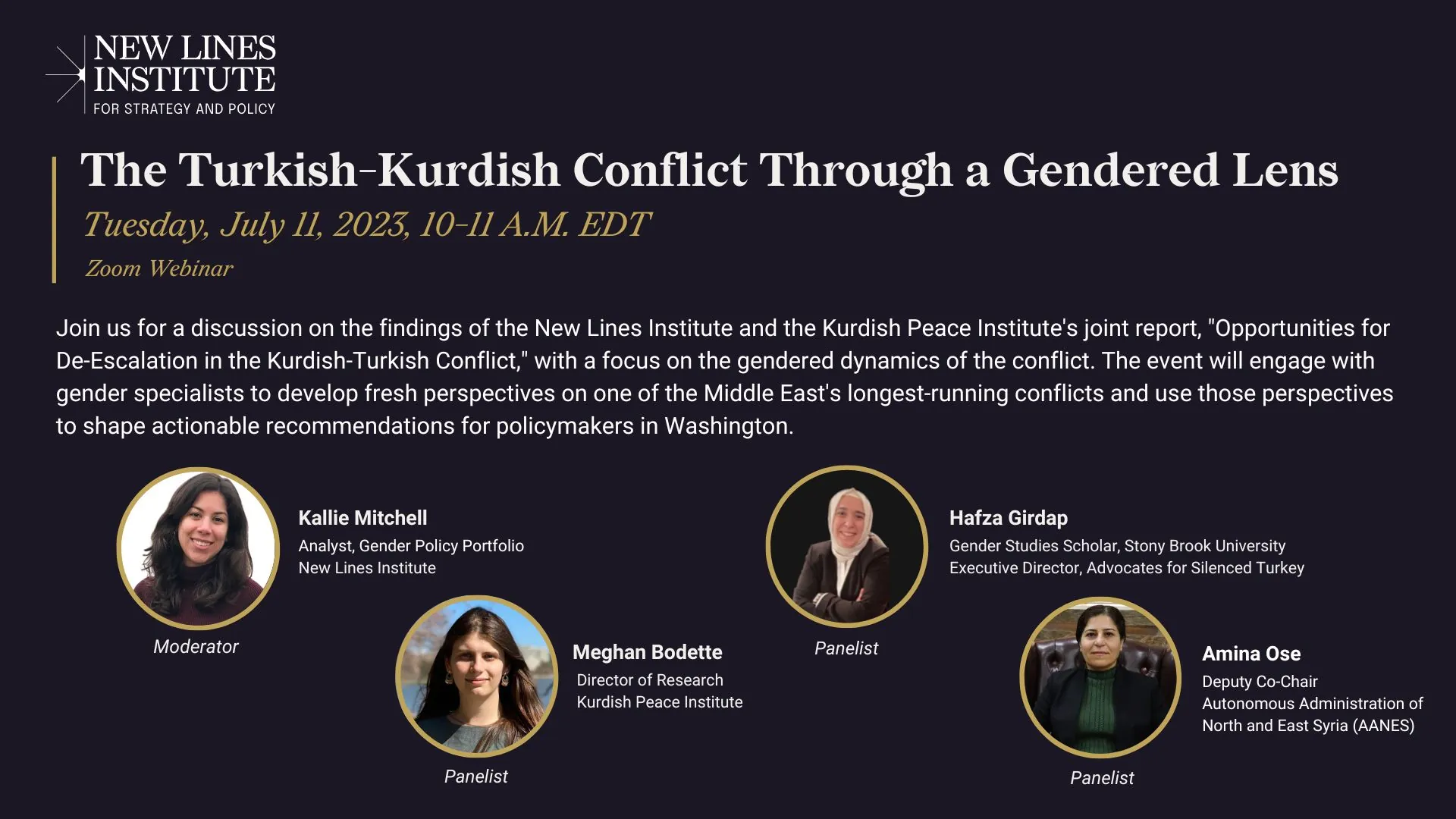 Turkish-Kurdish Conflict Through Gendered Lens