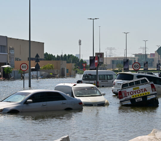 TOPSHOT-UAE-BAHRAIN-OMAN-WEATHER-FLOOD